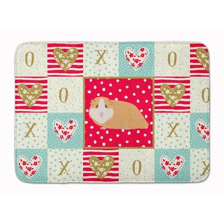 Carolines Treasures 19 x 27 in. American Guinea Pig Love Machine Washable Memory Foam Mat CK5427RUG